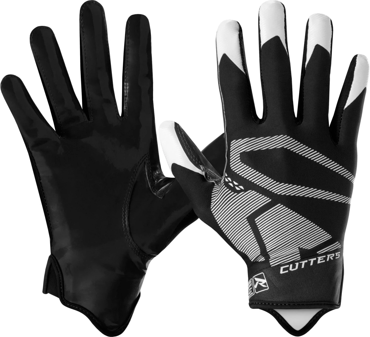 Outlet ❤️ Cutters Rev 4.0 Youth Football Receiver Gloves Black ✨ 2 Outlet ❤️ Cutters Rev 4.0 Youth Football Receiver Gloves Black ✨ - Image 2