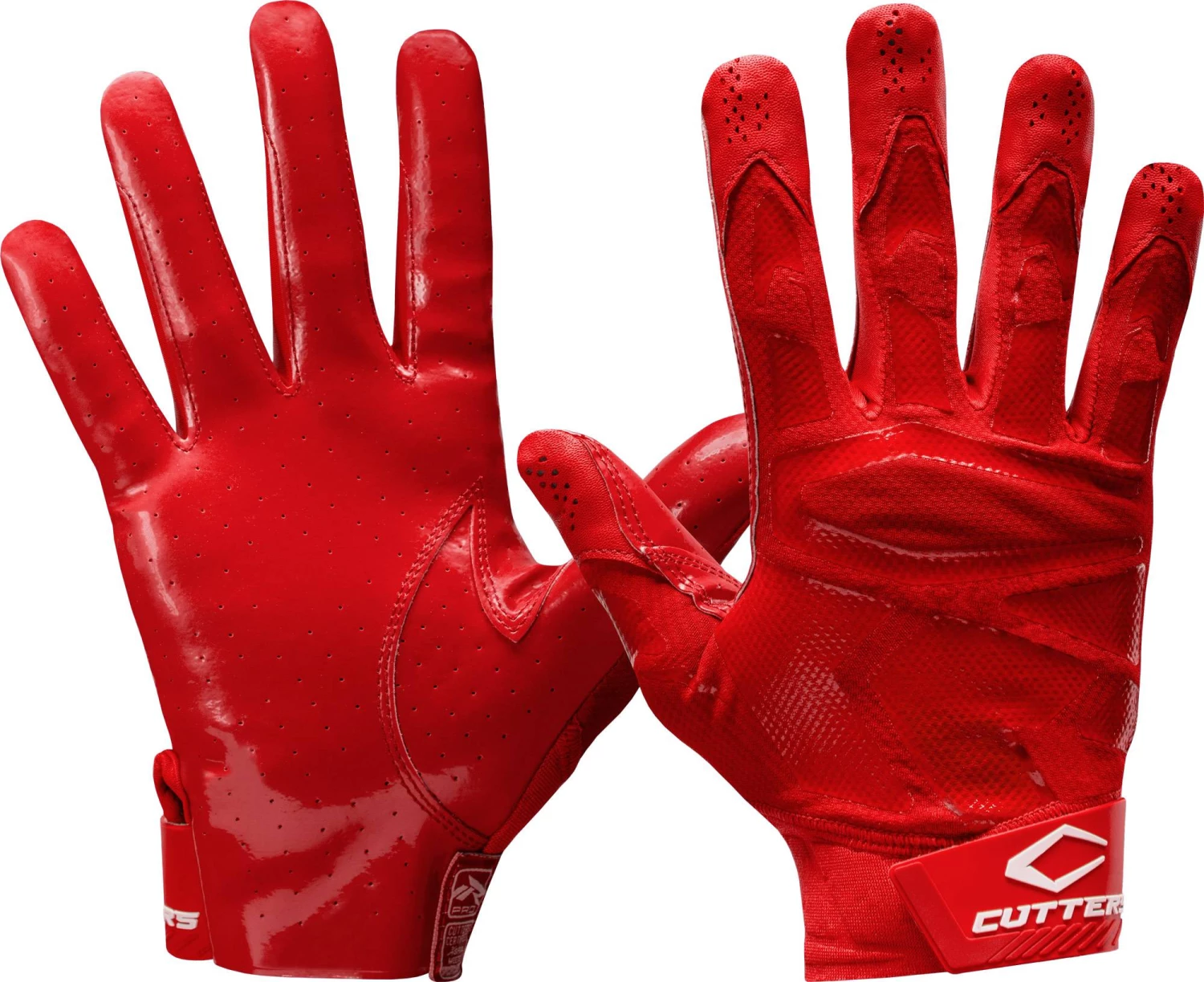 Discount π Cutters Rev Pro 4.0 Adult Football Receiver Gloves Red π 6 Discount π Cutters Rev Pro 4.0 Adult Football Receiver Gloves Red π - Image 6
