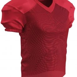 Flash Sale 🌟 Champro Time Out Youth/Adult Custom Practice Football Jersey Black 🤩 -football Sales Store 1213 fj55 c scarlet mainProductImage FullSize