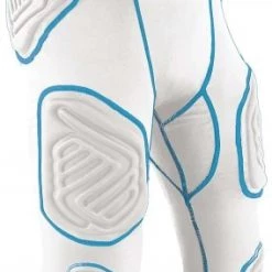 Top 10 🤩 Champro Bull-Rush Adult 7 Pad Integrated Football Girdle White/Grey ✨
