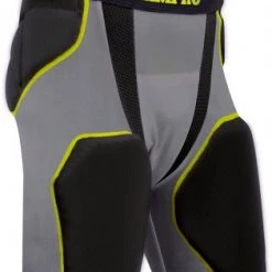 Cheap 🔔 Champro Man-Up TRI-FLEX Youth 5 Pad Integrated Football Girdle Black/Charcoal 🤩