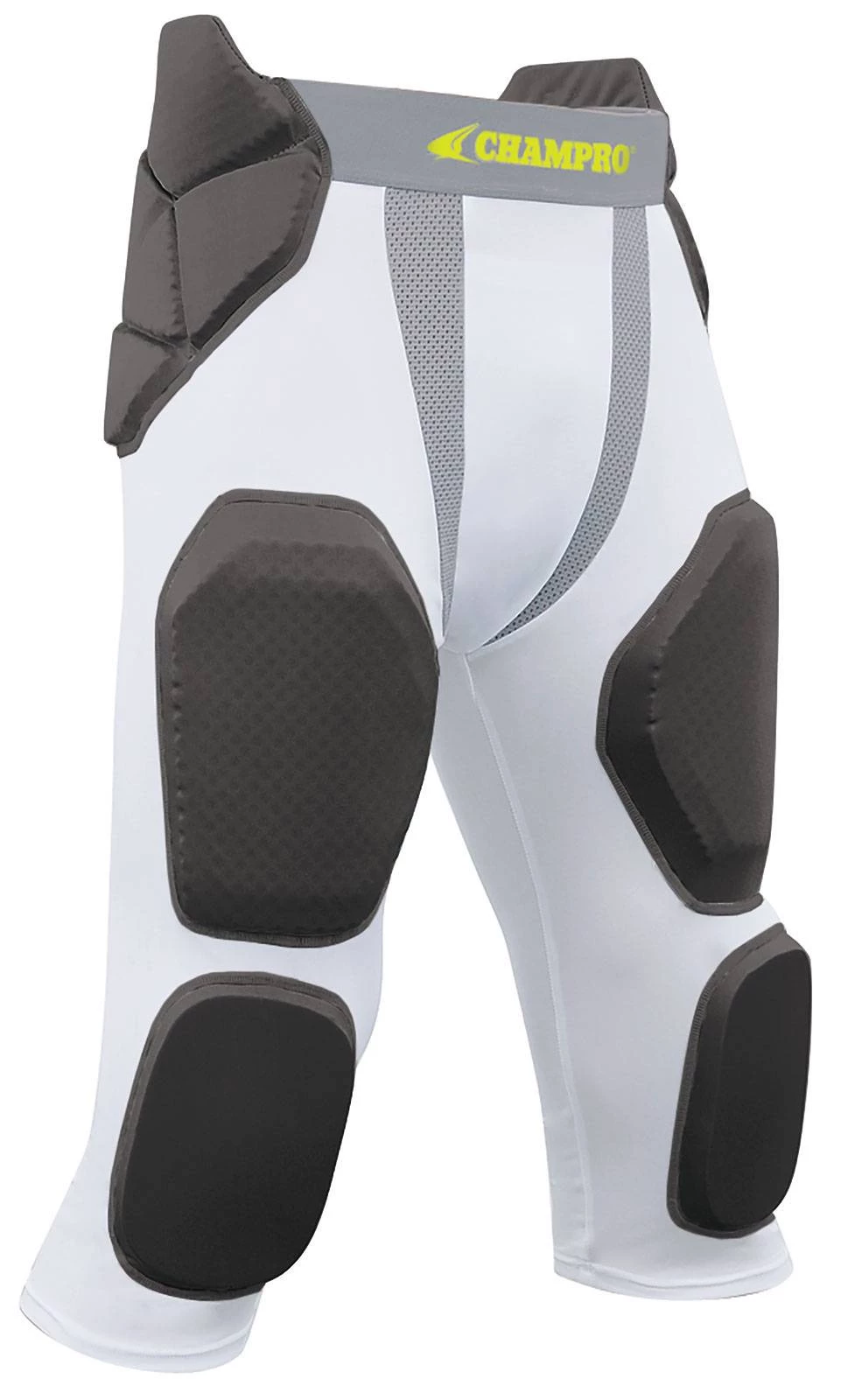 Cheap ❤️ Champro Man-Up TRI-FLEX Youth 7 Pad Integrated Football Girdle White ⭐ 2 Cheap ❤️ Champro Man-Up TRI-FLEX Youth 7 Pad Integrated Football Girdle White ⭐ - Image 2