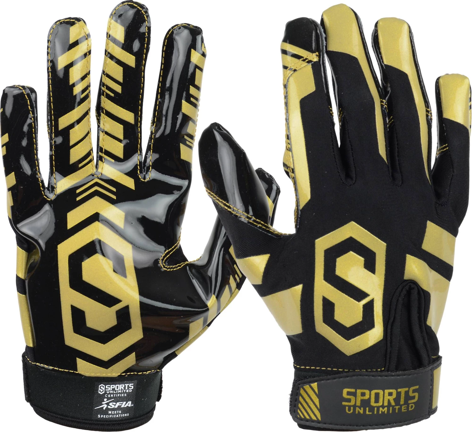 Coupon π Sports Unlimited Clutch Adult Receiver Football Gloves White/Gold π 6 Coupon π Sports Unlimited Clutch Adult Receiver Football Gloves White/Gold π - Image 6