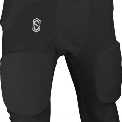 Deals 🧨 Sports Unlimited Pro Flex Integrated Adult Football Pants Navy 👏 -football Sales Store 1530 sufpa black l mainProductImage FullSize
