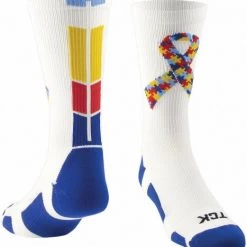 Best Sale 🌟 Twin City Autism Ribbon Crew 🧦 Socks Multi 👍