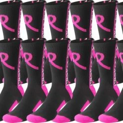 Best reviews of 🎉 Twin City Digital Camo Breast Cancer Awareness Crew 🧦 Socks Black/Hot Pink 😍