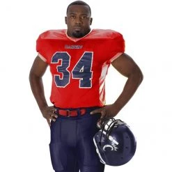 Deals 👍 Alleson 750E Custom Adult/Youth Football Jersey Maroon 🧨 -football Sales Store 429 750e scarlet mainProductImage FullSize