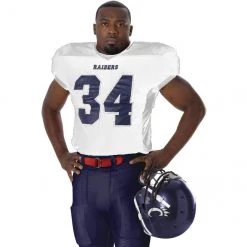 Deals 👍 Alleson 750E Custom Adult/Youth Football Jersey Maroon 🧨 -football Sales Store 429 750e white mainProductImage FullSize