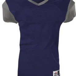 Brand new 😍 Alleson Youth Pro Game Football Jersey Charcoal 🧨 -football Sales Store 429 751y custom navysilver mainProductImage FullSize