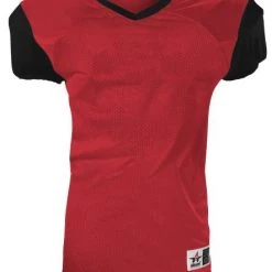 Brand new 😍 Alleson Youth Pro Game Football Jersey Charcoal 🧨 -football Sales Store 429 751y custom scarletblack mainProductImage FullSize