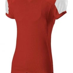 Best Sale 👏 Alleson Youth/Adult Stretch Game Custom Football Jersey Charcoal/White 👍 -football Sales Store 429 792ztn c scarletwhite mainProductImage FullSize