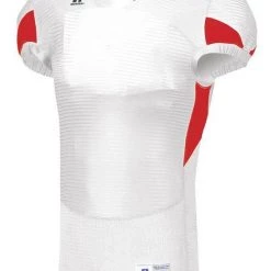 Top 10 💯 Russell Adult Waist Length Custom Football Jersey White/Red ❤️ -football Sales Store 43 s81xcm c whitered mainProductImage FullSize