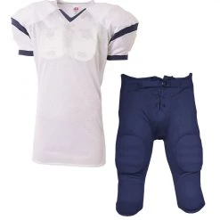 Discount 🔥 A4 Rollout Youth/Adult Custom Football Uniform with Integrated Football Pants White/Red ⌛ -football Sales Store 488 n4265 su fpdn whitenavy mainProductImage FullSize