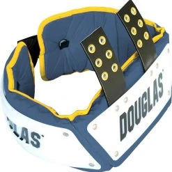 Flash Sale ⌛ Douglas Custom Pro Football Adjustable Rib Protector Combo - 4 inch Navy/Gold ⭐ -football Sales Store 628 acrib4 navygold mainProductImage FullSize