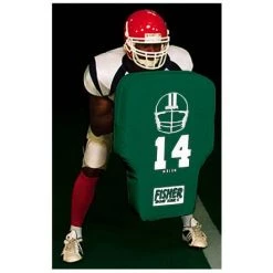 Cheapest 👍 Fisher HD104 31" x 21" Contour Football Body Shield Maroon 🎁 -football Sales Store 753 hd104 forestgreen mainProductImage FullSize