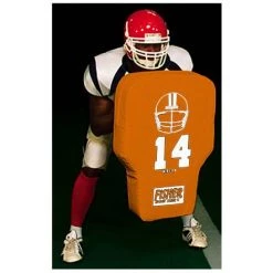 Cheapest 👍 Fisher HD104 31" x 21" Contour Football Body Shield Maroon 🎁 -football Sales Store 753 hd104 orange mainProductImage FullSize