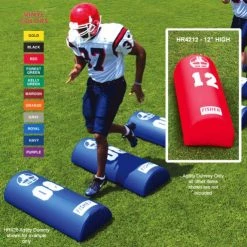 Wholesale 🛒 Fisher 42" x 16" x 12" Half Round Football Agility Dummy ⭐