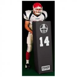 Coupon 👍 Fisher Dual Purpose 50" x 14" Square Football Blocking Dummy Kelly Green 😍