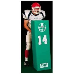 Coupon 👍 Fisher Dual Purpose 50" x 14" Square Football Blocking Dummy Kelly Green 😍 -football Sales Store 753 sd14 kellygreen mainProductImage FullSize