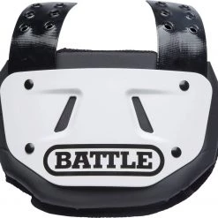 Outlet 🤩 Battle Sports Back Bone Youth Football Back Plate White/Black ✔️ -football Sales Store 897 bonebp youth whiteblack mainProductImage FullSize