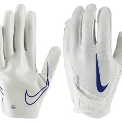Best Sale ⭐ Nike Vapor Jet 7.0 Adult Football Gloves Grey/White/Metallic Gold 💯 -football Sales Store 966 3503 whiteroyal l mainProductImage FullSize