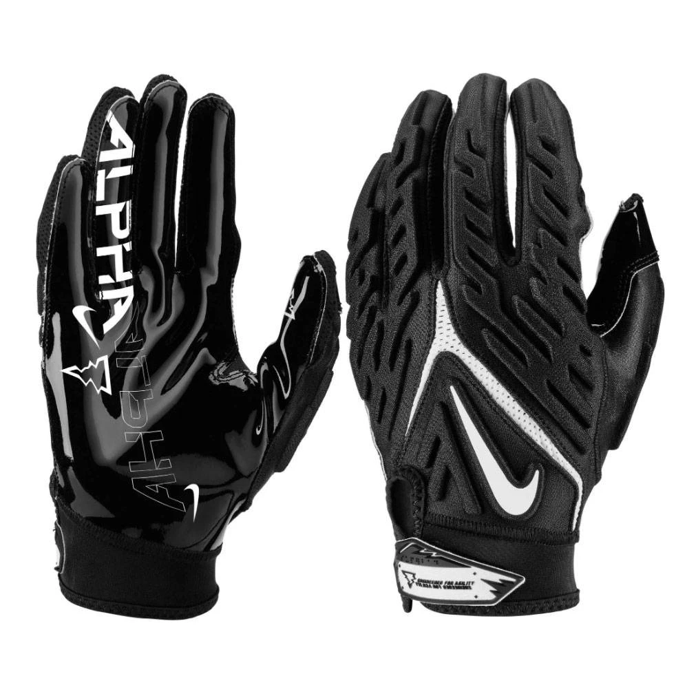 Best Sale π Nike Superbad 6.0 Youth Football Gloves White/Black π 2 Best Sale π Nike Superbad 6.0 Youth Football Gloves White/Black π - Image 2