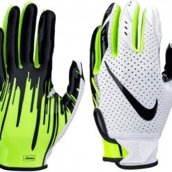 Top 10 ✔️ Nike Youth Vapor Jet 5.0 Football Gloves Olive/Olive/Chrome 🌟