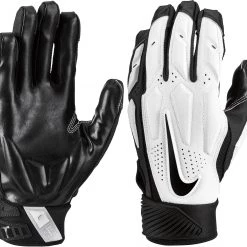 Buy 💯 Nike D-Tack 6.0 Adult Football Lineman Gloves Navy/White/Chrome 🌟 -football Sales Store 966 nfg21 whiteblack 3xl mainProductImage FullSize