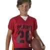 Coupon 🌟 Alleson Hero Youth Custom Flag Football Jersey with Flags Charcoal 😀