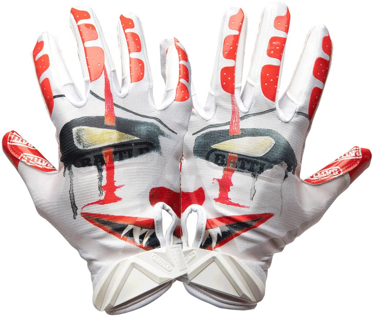 Outlet π Battle Sports Clown Cloaked Adult Football Receiver Gloves β€οΈ 1 Outlet π Battle Sports Clown Cloaked Adult Football Receiver Gloves β€οΈ
