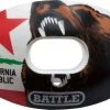 Budget 🎉 Battle Sports Oxygen California State Flag Lip Protector Mouthguard ✔️