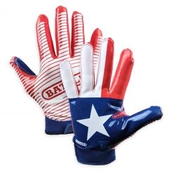 Brand new 🔔 Battle Sports Texas Flag Adult Football Receiver Gloves ⭐
