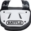 Outlet 🤩 Battle Sports Back Bone Youth Football Back Plate White/Black ✔️