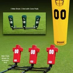 Cheapest ✨ Fisher 3 Man Brute Youth Football Sled 🌟