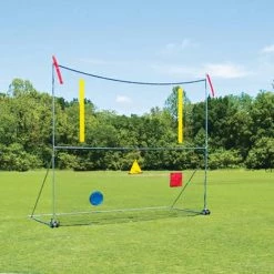 Brand new 😀 Fisher Portable High School Football Goal Post - Net / Targets / Uprights Set 👏