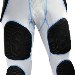 Flash Sale 💯 Sports Unlimited Adult 7 Pad Integrated Football Girdle - Flex Thigh Pads Black 😍