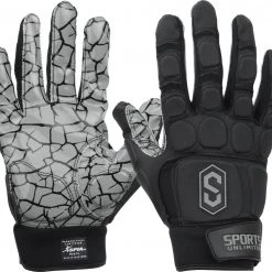 Best reviews of 👍 Sports Unlimited Max Clash Adult Padded Lineman Football Gloves Black 🤩